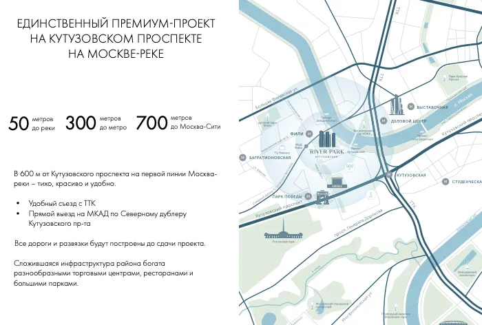 презентация Расскажем о проекте River Park Кутузовский Ривер Парк